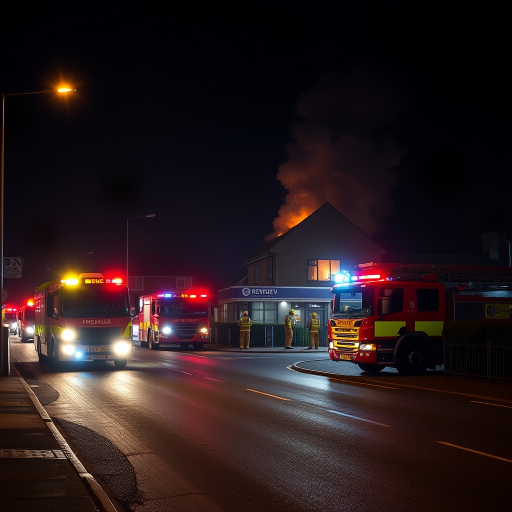 Massive Emergency Response After Reford Blaze